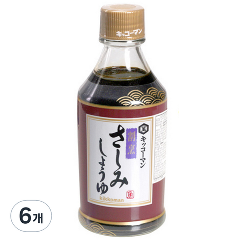기꼬만 사시미 간장소스, 200ml, 6개