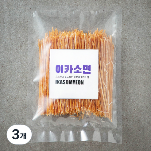 이카소면, 200g, 3개