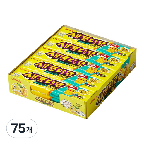크라운 새콤달콤 레모네이드, 29g, 75개