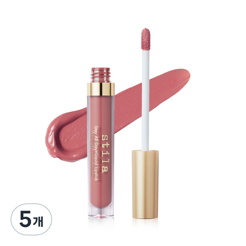 스틸라 스테이 올 데이 리퀴드 립스틱, 프로메사, 3ml, 5개