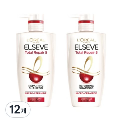 로레알파리 토탈 리페어5 샴푸, 410ml, 12개