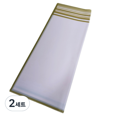 만들하비 선물 꽃포장 투명 플로드지 20p, 06 로즈핑크, 2세트
