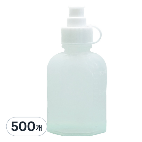 신도공업 일회용 안전뚜껑 약병 PE 말랑이 30cc, 500개