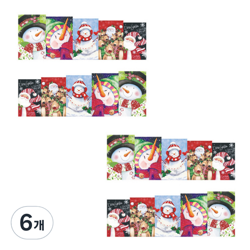 뷰티팝 겨울 에디션 네일스티커 10p, 34, 6개
