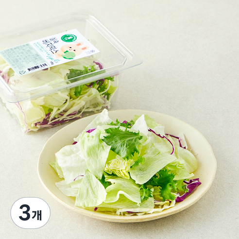 그린래빗 실속 베지믹스, 100g, 3개
