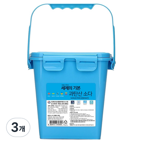 세제의기본 과탄산 소다, 2kg, 3개