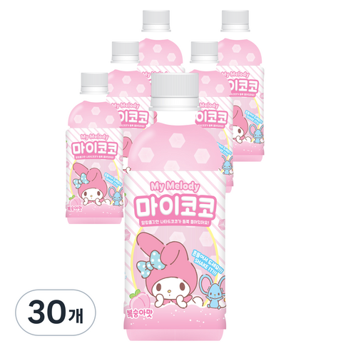 마이멜로디 마이코코 복숭아맛, 30개, 340ml