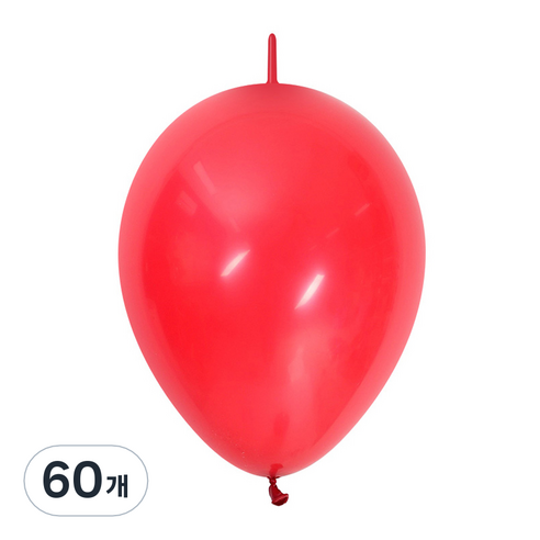 셈퍼텍스 링커 풍선 30cm, 레드, 60개