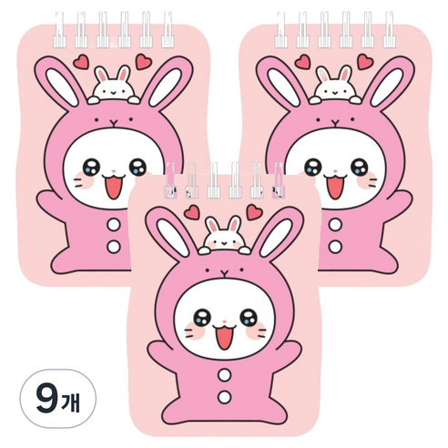 냐한남자 웹툰 모양수첩 70매, 토끼 춘배, 9개