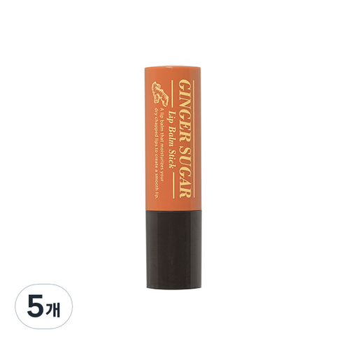 에뛰드 진저슈가 립밤 스틱, 3.7g, 5개