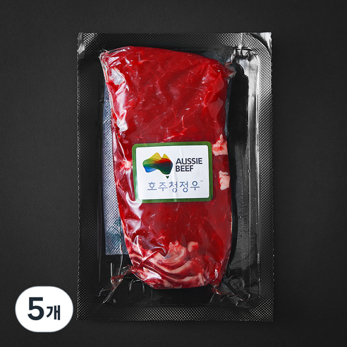 곰곰 호주산 소고기 채끝 스테이크용 (냉장), 300g, 5개