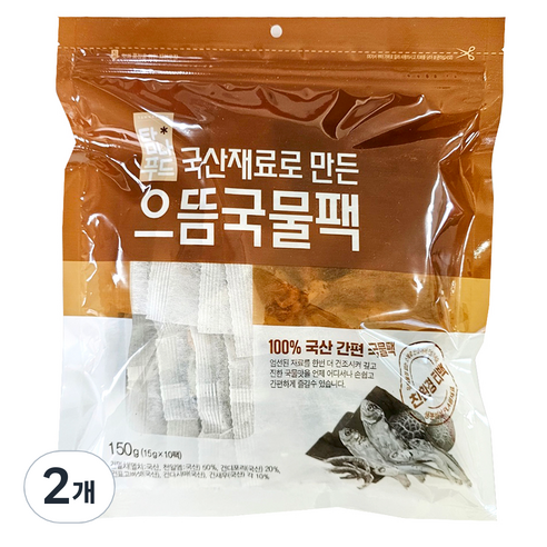 해심 다시팩 으뜸 국물팩 10p, 150g, 2개
