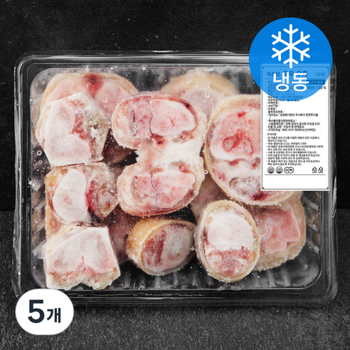 농협목우촌 국내산 소고기 우족 (냉동), 2kg, 5개