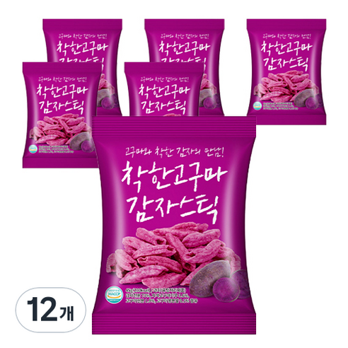 에이스엠앤티 착한고구마 감자스틱, 45g, 12개