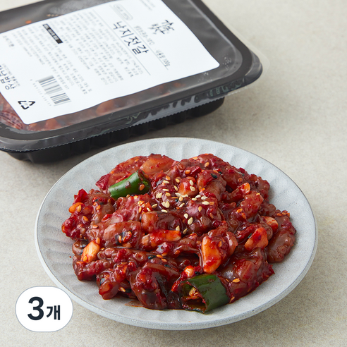 강남밥상 낙지젓갈, 100g, 3개