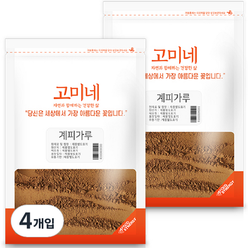 고미네 계피가루, 300g, 4개