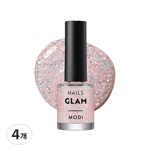 에뛰드 모디 글램 네일즈 9ml, 110호 펄온펄, 4개