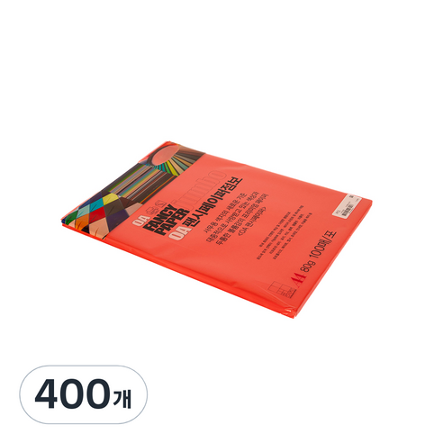 두성 OA팬시페이퍼점보 80g, 진주홍색, 400개