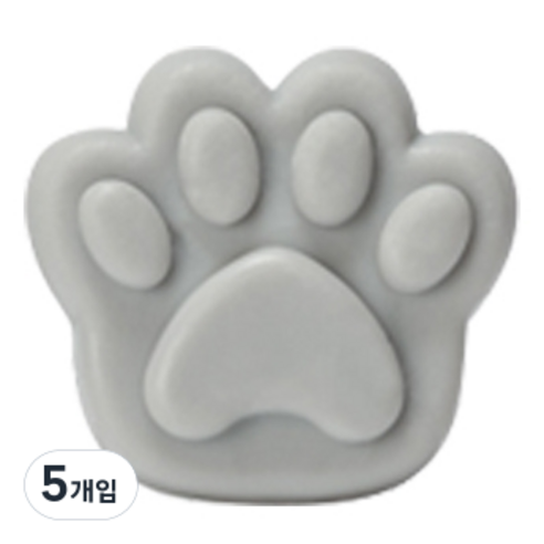 카트린느 캣 스탬프 우산꽂이, 5개입, 그레이