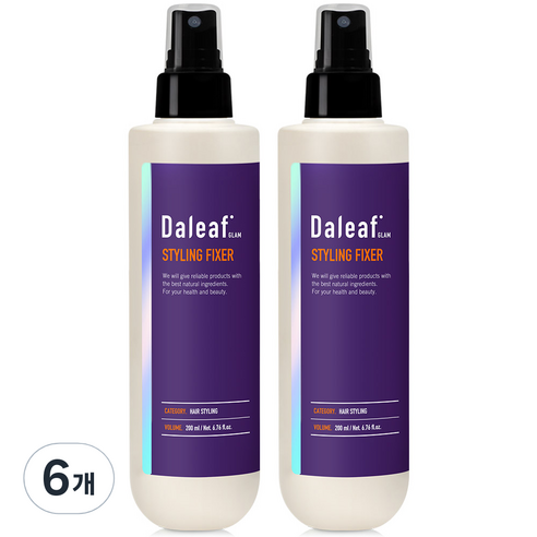 달리프 글램 스타일링 헤어픽서 스프레이, 200ml, 6개