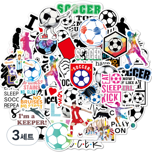 리빙홈디테일 캐리어 노트북 여행 방수 스티커 세트, 타입K, 3세트
