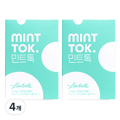 럽티스 민트톡, 3.12g, 4개