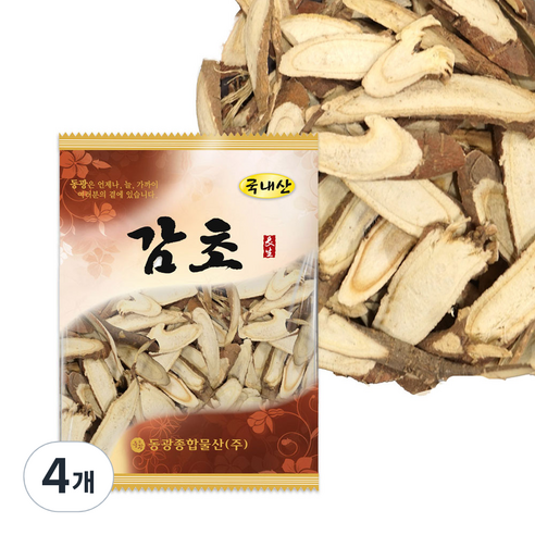 동광종합물산 감초, 75g, 4개