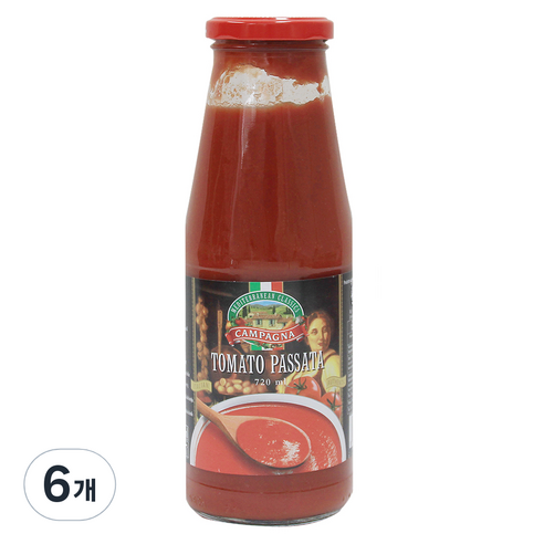깜빠냐 파스타소스, 6개, 720ml