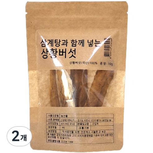 몸애조화 삼계탕과 함께 넣는 상황버섯, 10g, 2개