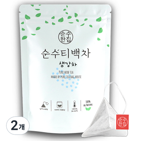 순수한집 생강차 티백, 1g, 10개입, 2개