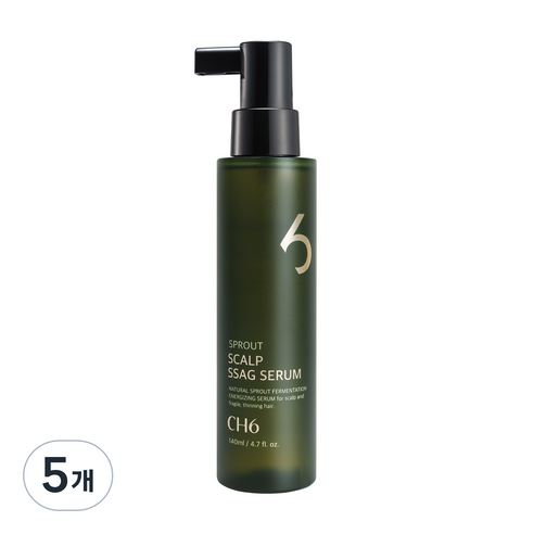 CH6 스칼프 싹 세럼, 140ml, 5개