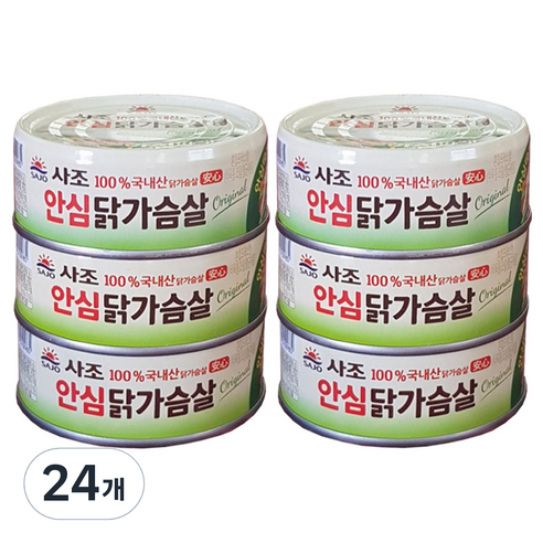 사조 안심 닭가슴살, 90g, 24개