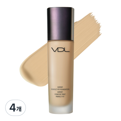브이디엘 엑스퍼트 퍼펙트 핏 파운데이션 30ml, V03, 4개
