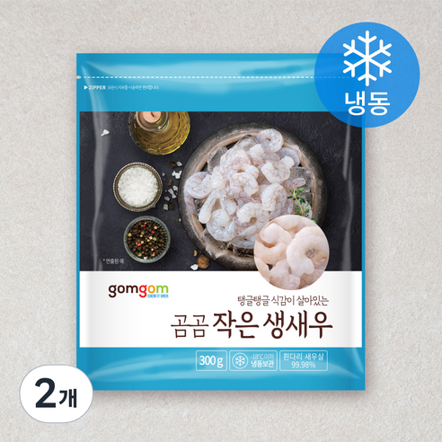 곰곰 작은 생새우 (냉동), 300g, 2개