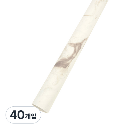 이코디 대리석 플라워 포장지, 화이트, 40개입