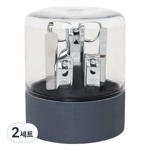 777 실속형 손톱깎이 홈세트, 혼합색상, 2세트