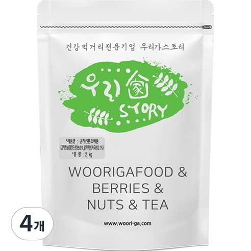 우리가스토리 감자전분, 4개, 2kg