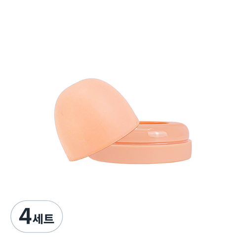 유비맘 시그니처 빨대컵 뚜껑세트, 4세트, 뚜껑+스크류(링), 딸기