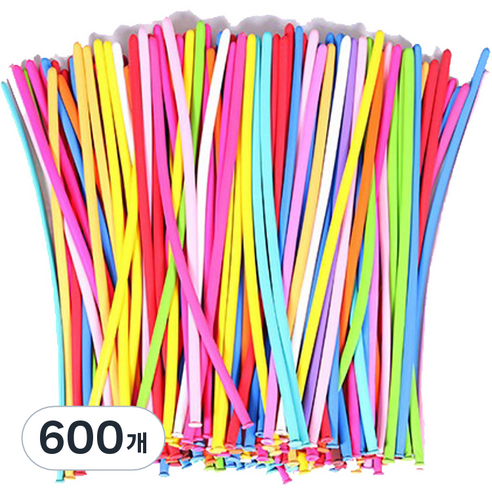 라이프그래피 요술 매직 막대풍선, 랜덤발송, 600개
