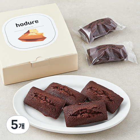 호두르 초코 쌀 휘낭시에 6개입, 252g, 5개