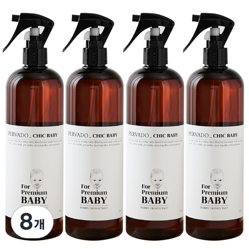 페르바도 칙베이비 살균 스프레이, 500ml, 8개