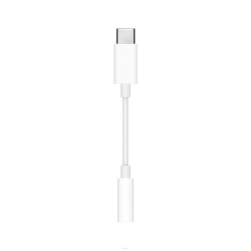 Apple 정품 USB-C to 3.5 mm Headphone Jack Adapter, 화이트, 1개