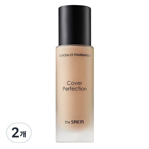더샘 커버 퍼펙션 컨실러 파운데이션 30ml, 2개, 2.0 리치 베이지