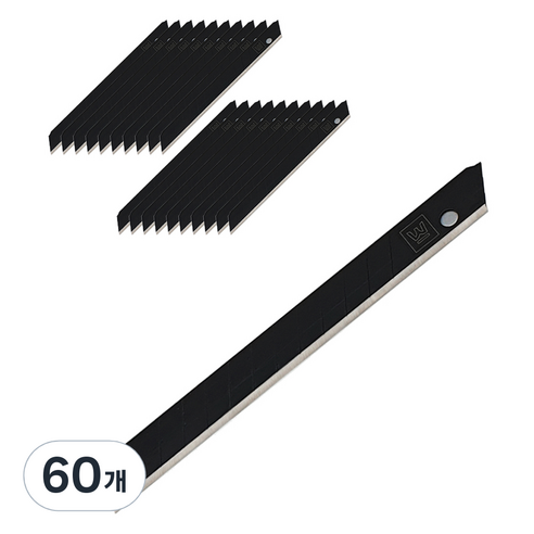 화신 커터날 60도 블랙 SK2H, 60개
