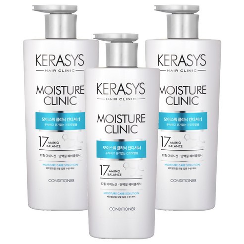 케라시스 모이스춰 클리닉 플러스 린스, 600ml, 3개