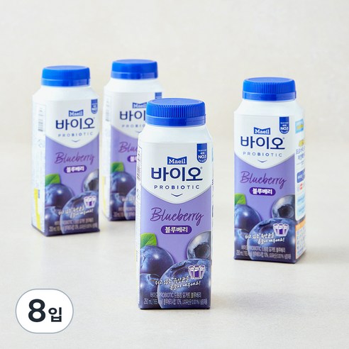 매일바이오 드링킹 블루베리, 250ml, 4개입, 2개
