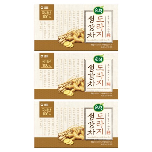순작 도라지 생강차, 0.7g, 120개입, 3개