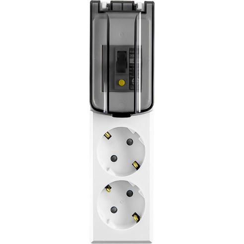   Sergio High Capacity Leakage Blocking Multi-Tap 2 Outlets WI-MC1627, 3m, 1 Piece