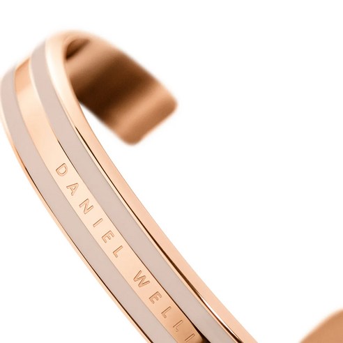 세련되고 다목적적인 다니엘 웰링턴 EMALIE BRACELET DESERT SAND 팔찌