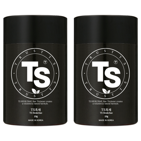 TS 흑채 23g, 검정색, 2개